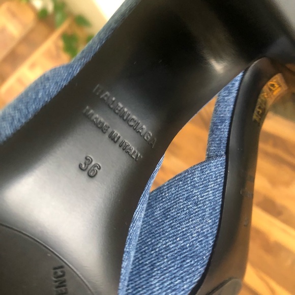 Authentic Balenciga Demin Mule 36 BRAND NEW - Picture 5 of 6